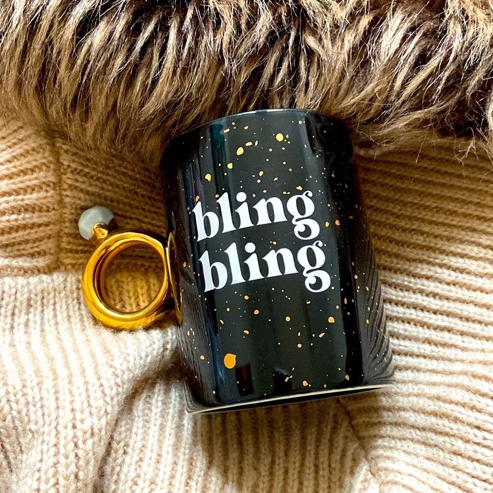 🆕 Bling bling 💍 engagement mug